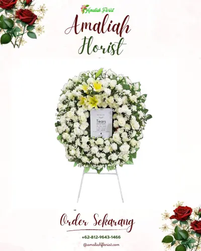 Krans Bunga Duka Cita di Gerendeng