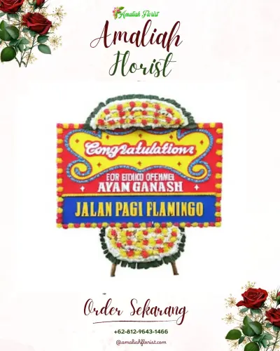 Bunga Papan Congratulation di Gerendeng